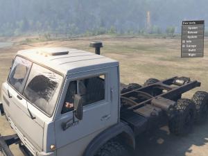 Текстура КамАЗ-4310 «Открытые и замазанные стёкла»для SpinTires (v03.03.16)