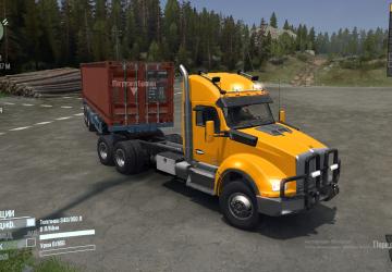 Текстуры для грузовика Kenworht T880версия 1.0 для Spintires: MudRunner (v25.02.21)