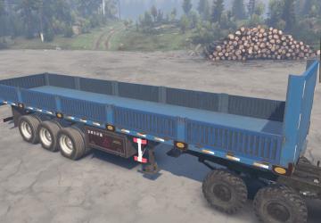 Текстуры для Полуприцепа Jiefangверсия 1 для SpinTires (v03.03.16 и выше)