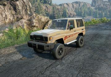 New Short Cruiser J71 - Crosplayверсия 2.0 для SnowRunner (v39.0)