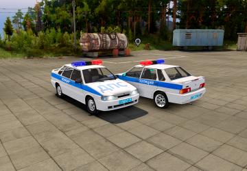 Ваз 2115 Полицияверсия 2.1 для SpinTires (v1.7.1)