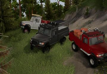 ГАЗ «Атаман» - Переделкаверсия 1.51 для SpinTires (v1.7.1)