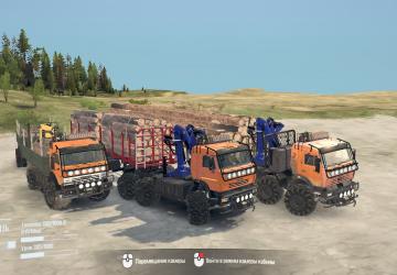 Пак Kamaz 63502,53502,43502 v1версия 30.11.2025 для Spintires: MudRunner (v25.02.21)