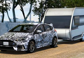 Ford Focus RSверсия 3.0 для Euro Truck Simulator 2 (v1.57.x)