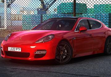Porsche Panamera Turbo 2010версия 8.1 для Euro Truck Simulator 2 (v1.55.x)