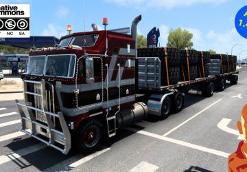Kenworth K100версия 7.0 для American Truck Simulator (v1.57.x)