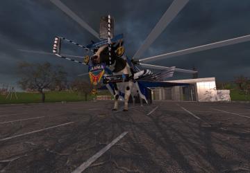 Блатная корова-вертолетверсия 2.0 для Farming Simulator 2017 (v1.5.3.1)