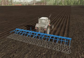 Сцепка зубчатых боронверсия 1.0.0.1 для Farming Simulator 2019 (v1.7x)