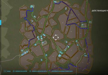 Курсы AutoDrive для карты Калиновкаверсия 1.0 для Farming Simulator 2022