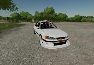 Peugeot 406 «Такси из Марселя»версия 1.1 для Farming Simulator 2022 (v1.14.0.0)