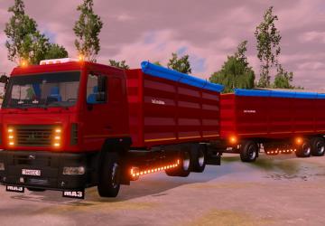 МАЗ-6501A8 Колосверсия 1.1 для Farming Simulator 2022