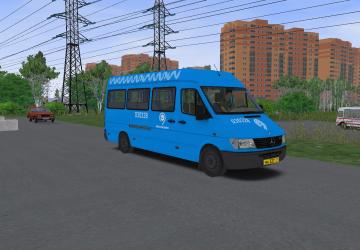 Перекраска для микроавтобуса Mercedes Bemz Sprinter 12Dдля OMSI 2 (v2.3.004)