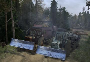 Трактора Т-40 и Т-40 АМверсия 1.1 для Spintires: MudRunner (v29.09.22)