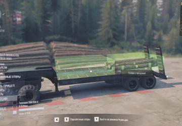 Полуприцеп ЧМЗАП-5520версия 1.0 для Spintires: MudRunner (v25.02.21)