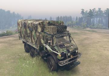 Mercedes Unimog U2450L 6x6 BWверсия 1 для SpinTires (v03.03.16 и выше)