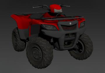 Квадроцикл Suzuki Kingkuad 750версия 1.0 для SpinTires (v03.03.16)