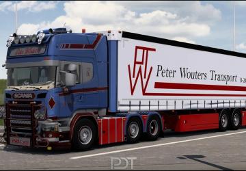 Scania R520 Peter Woutersверсия 8.0 для Euro Truck Simulator 2 (v1.57.x)