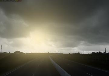 Weather 2.0 ATSверсия 3.5.1 для American Truck Simulator (v1.57.x)