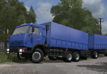 Пак КамАЗ Бортовойверсия 1.0 для Farming Simulator 2017 (v1.5x)