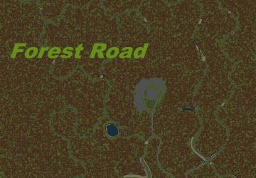 Карта «Лесная дорога»версия 1 для Spintires: MudRunner (v28.09.22)