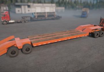 TWM’s CLH Fixed-Neck Lowboy Trailer Packv1.2 для SnowRunner (v32.1)