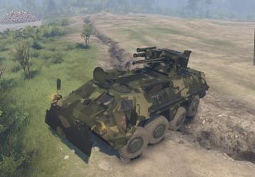 Текстуры камуфляж для BTR 4E UAверсия 1 для SpinTires (v03.03.16 и выше)