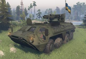 BTR 4E UAверсия 1 для SpinTires (v03.03.16 и выше)