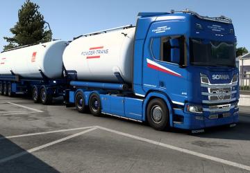 Feldbinder Body for Rigid and Revised Trailer Addon by Kastv2.2 для Euro Truck Simulator 2 (v1.57.x)