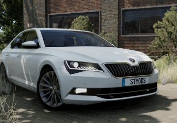Skoda Superb (3V)версия 1.1 для BeamNG.drive (v0.37.x)