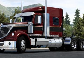 International Lonestar upgradesверсия 11.8 для American Truck Simulator (v1.57.x)