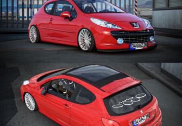 Peugeot 207 RCверсия 2.4 для American Truck Simulator (v1.57.x)