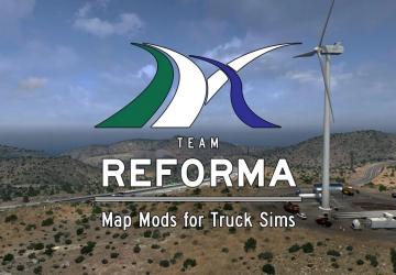 Reforma Bajaверсия 2.6 для American Truck Simulator (v1.57.x)