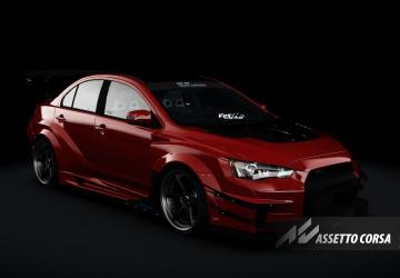 Mitsubishi Lancer Evolution X FINAL EDITION (Varis)v1.0 для Assetto Corsa