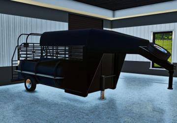 2022 Half Top Horse Trailerверсия 1.0.0.0 для Farming Simulator 2025