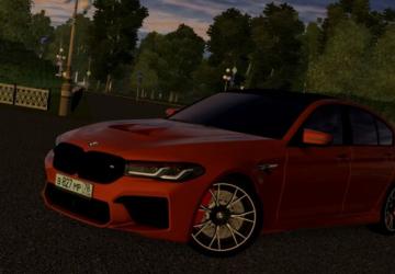 BMW M5 F90 Competition 2020версия 27.12.2021 для City Car Driving (v1.5.9.2)