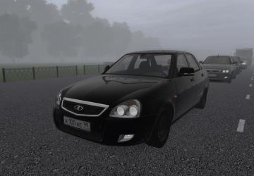 Траффик Lada Prioraверсия 22.12.2021 для City Car Driving (v1.5.9.2)