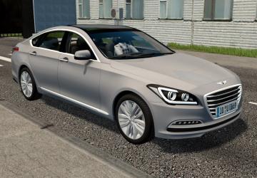 2016 Genesis G80версия 16.12.2021 для City Car Driving (v1.5.9.2)