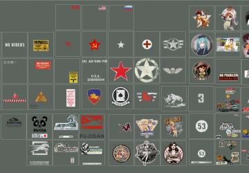 More diverse stickersверсия 2 для SnowRunner (v32.1)