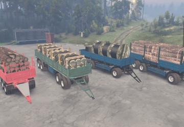 Пак прицепов и полуприцеповверсия 1 для SpinTires (v03.03.16 и выше)