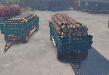 Бортовой прицеп Зилверсия 1 для SpinTires (v03.03.16 и выше)