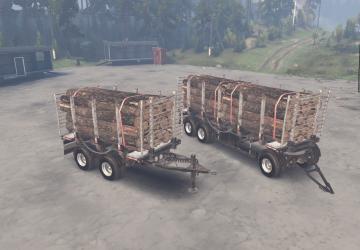 Logging Truck Trailerверсия 1 для SpinTires (v03.03.16)