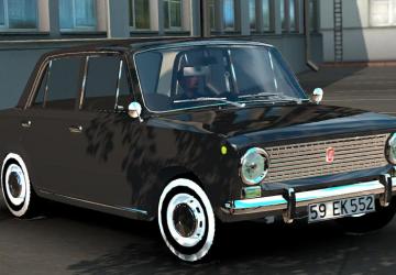 Fiat 124версия 2.1 для Euro Truck Simulator 2 (v1.50.x, - 1.57.x)