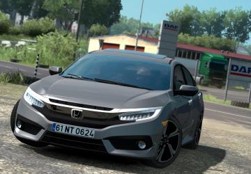 Honda Civic TypeR/Fc5версия 2.0 для Euro Truck Simulator 2 (v1.50.x, - 1.57.x)