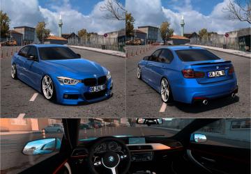 BMW 320i F30версия 2.9 для American Truck Simulator (v1.57.x)
