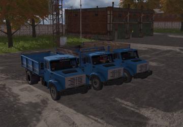 ЗИЛ 4331 и прицеп ГКБверсия 1.0 для Farming Simulator 2017 (v1.5.3)