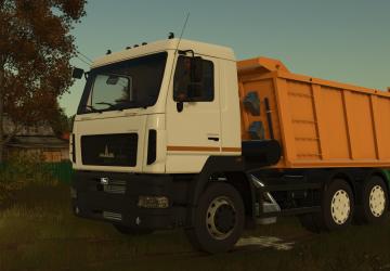 МАЗ-6501 12.5м3/15.4м3версия 1.1.1.0 для Farming Simulator 2025 (v1.15.x)