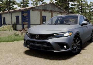 Honda Civic (2024)версия 2.0 для BeamNG.drive (v0.37.x)