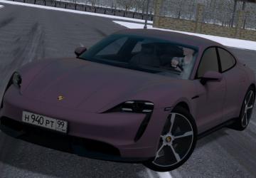 2021 Porsche Taycan Turbo Sверсия 15.12.2021 для City Car Driving (v1.5.9.2)