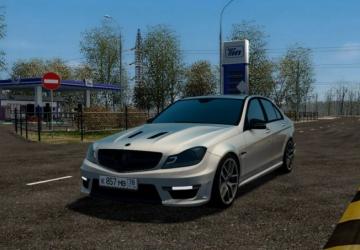 Mercedes-Benz C63 AMG W204версия 12.12.2021 для City Car Driving (v1.5.9.2)
