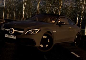 Mercedes-Benz C63 S AMG Coupe 2016версия 12.12.2021 для City Car Driving (v1.5.9.2)